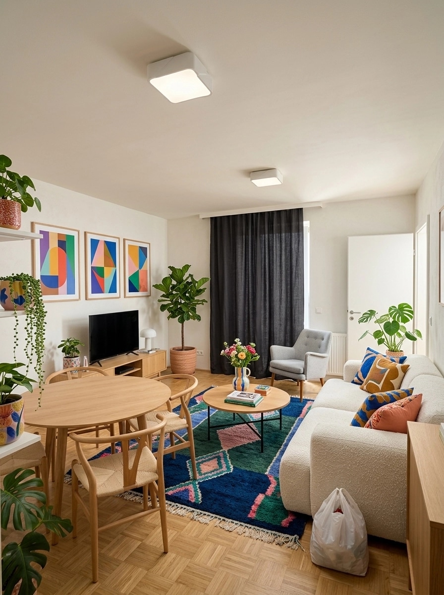 Scandinavian Living Room design — interior photo by GenRoom AI