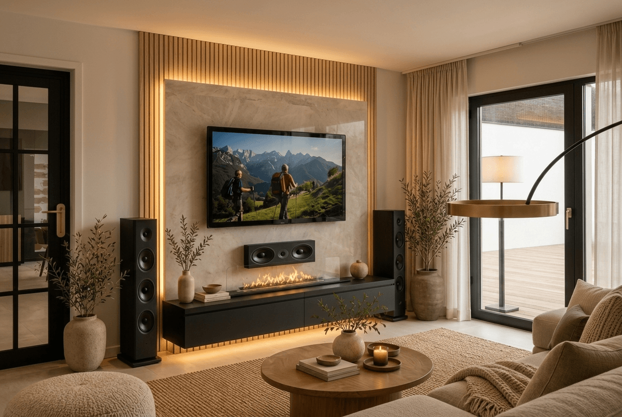 Interior design in Japandi style — Living Room by GenRoom AI