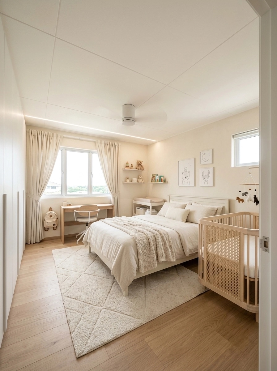 Minimalism Camera dei Bambini design — interior photo by GenRoom AI