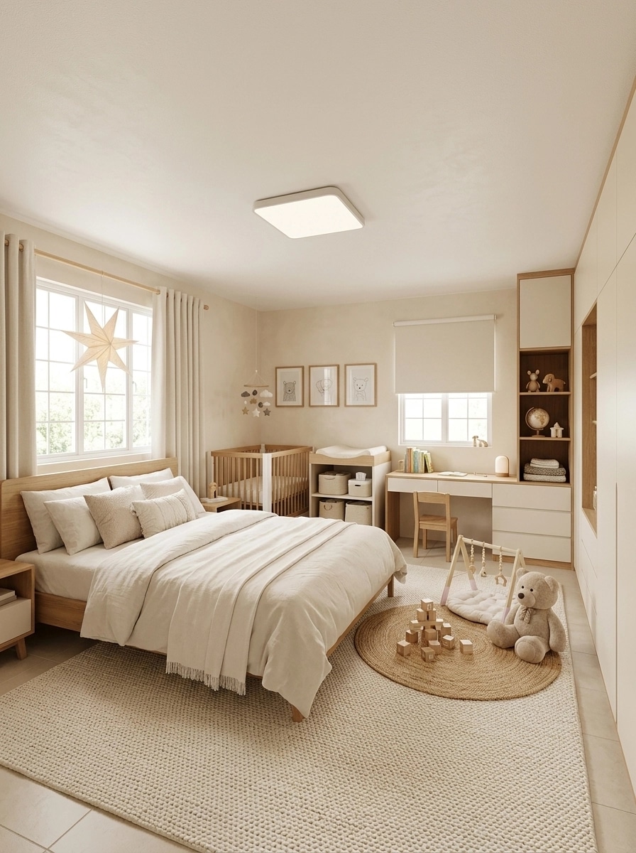 Interior design in Scandinavian style — Kids Room by GenRoom AI
