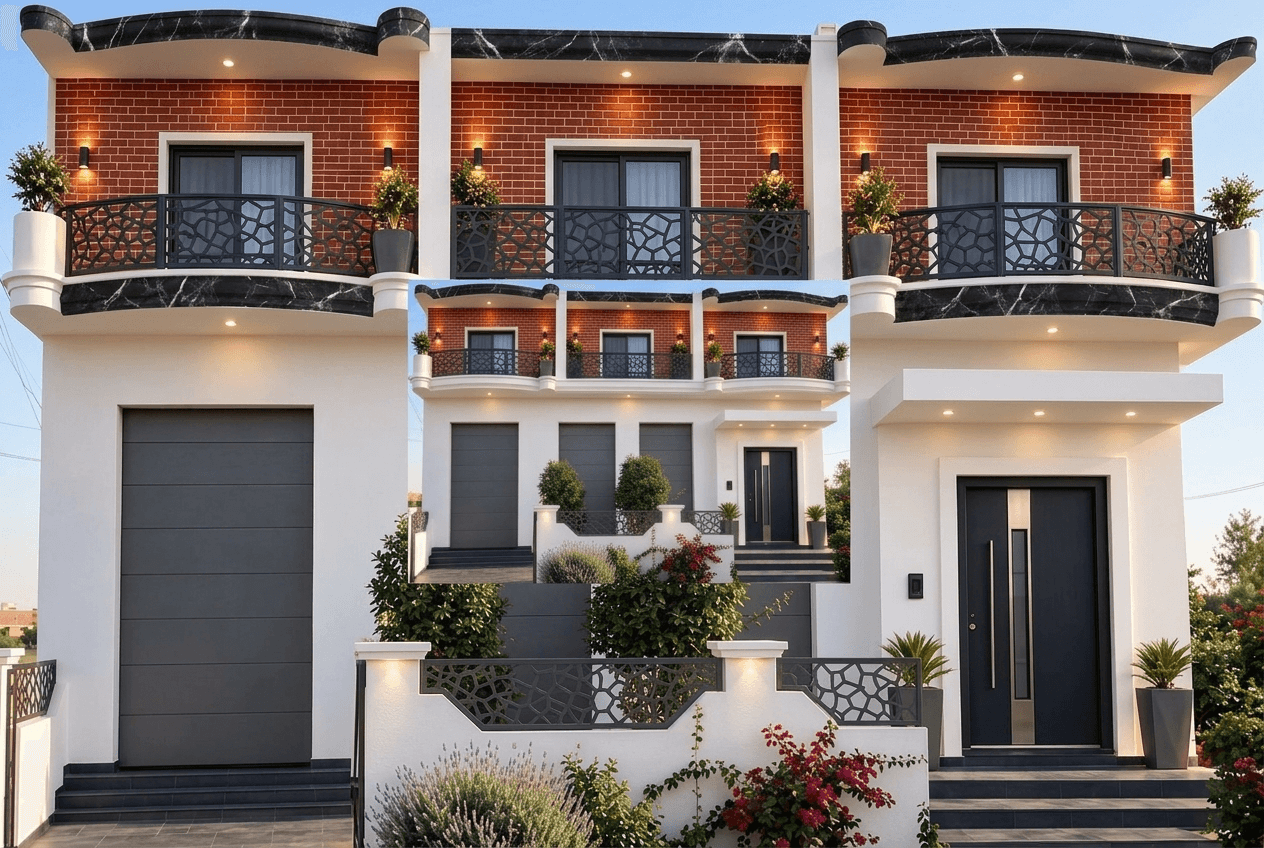 Facade design in no_style style — photo by GenRoom AI