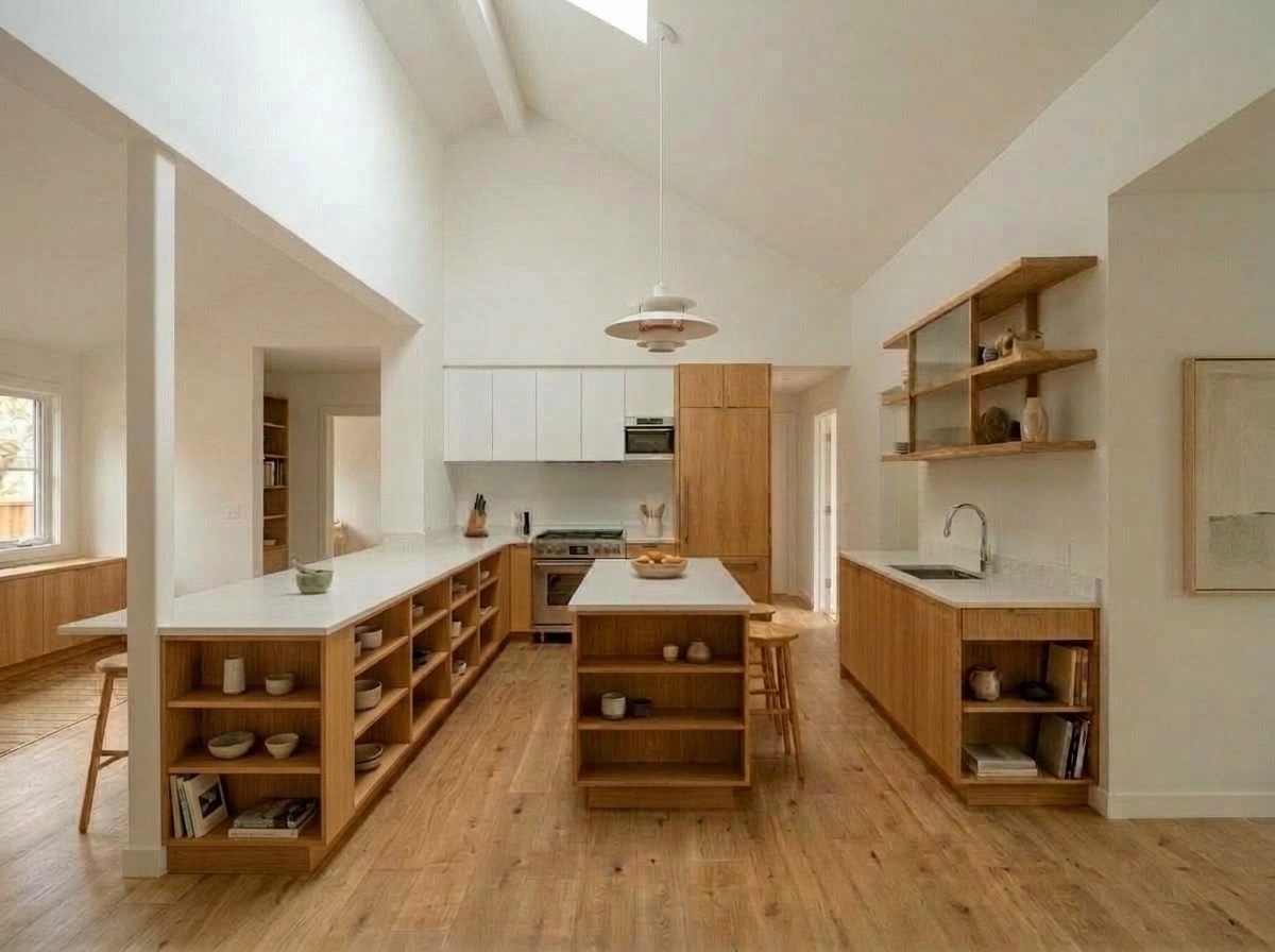 Interior design in Scandinavian style — Kitchen by GenRoom AI