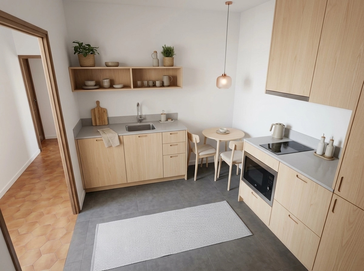 Interior design in Scandinavian style — Kitchen by GenRoom AI