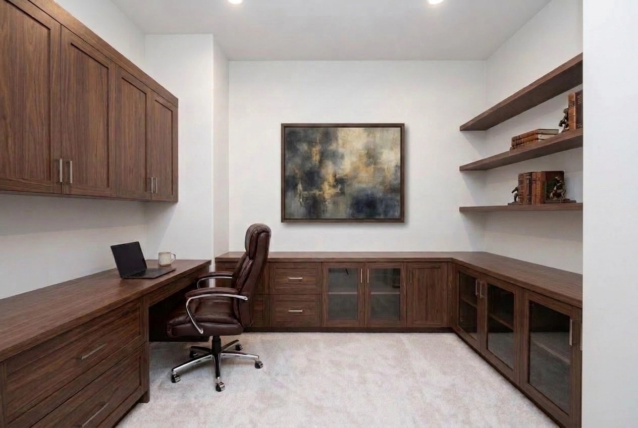 Office interior in no_style style — photo by GenRoom AI