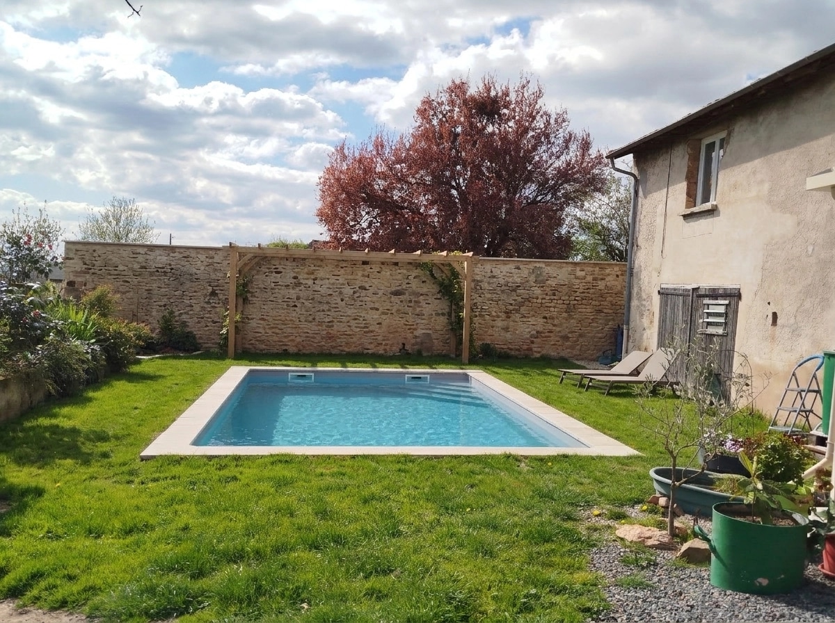 Yard design in no_style style — photo by GenRoom AI