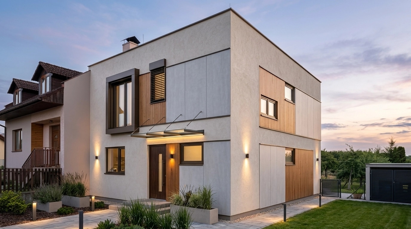 Contemporary Facade Facade design — facade photo by GenRoom AI
