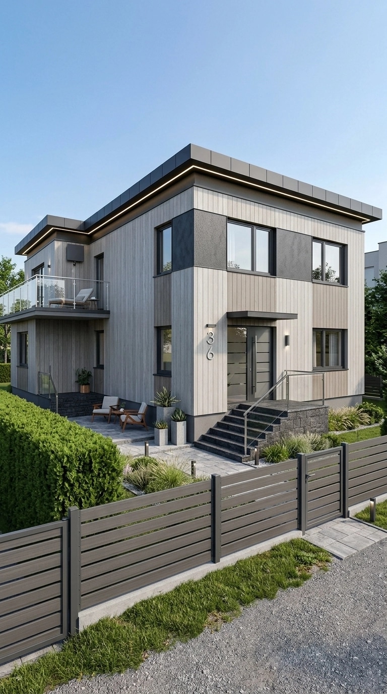 Contemporary Facade Facade design — facade photo by GenRoom AI