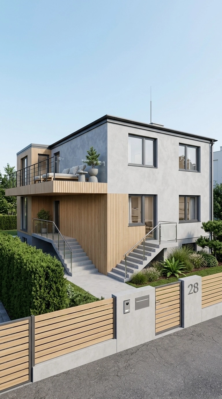 Scandinavian Facade Facade design — facade photo by GenRoom AI
