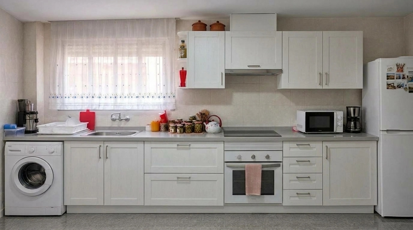 Kitchen interior in no_style style — photo by GenRoom AI
