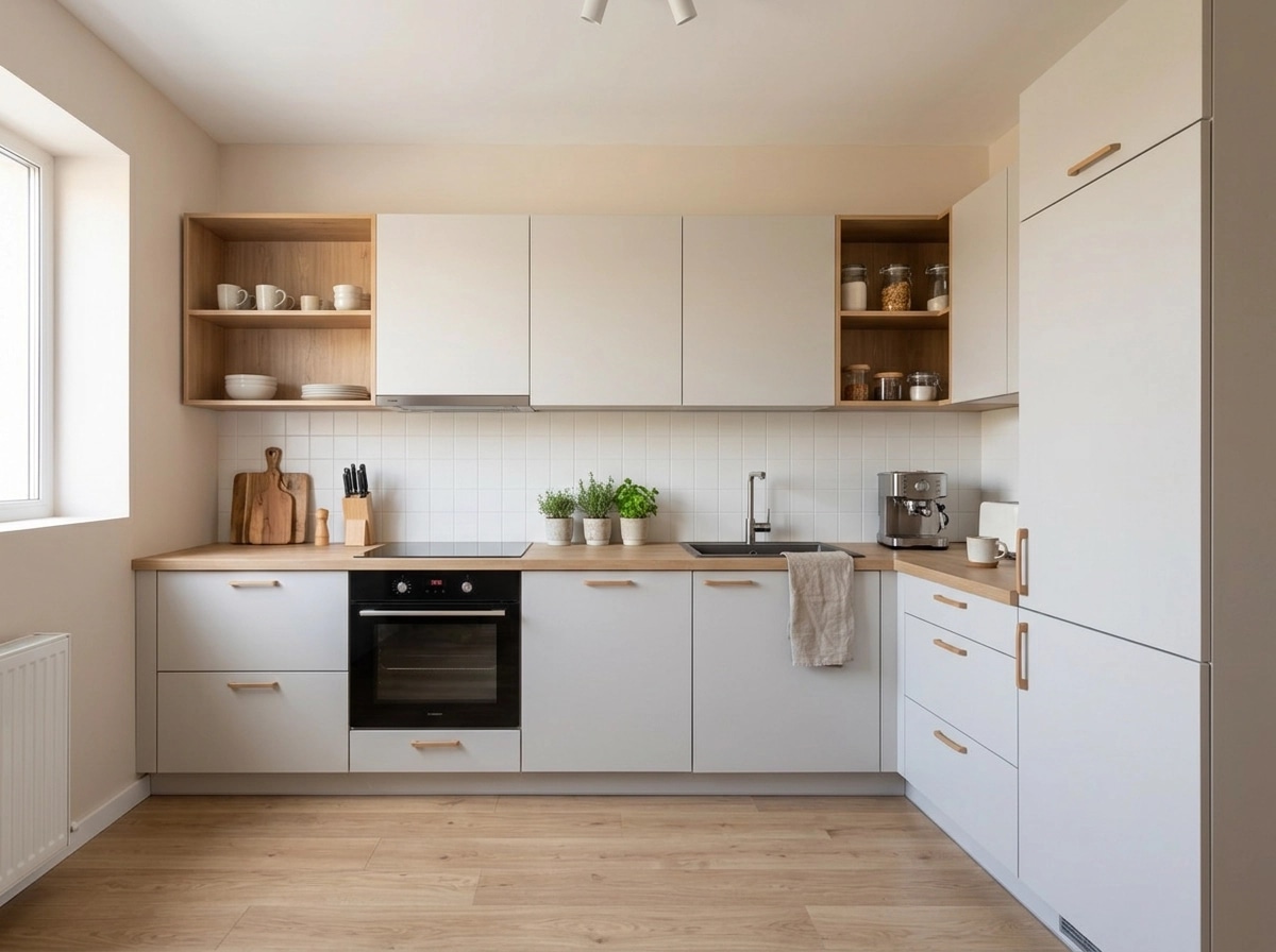 Interior design in Scandinavian style — Kitchen by GenRoom AI