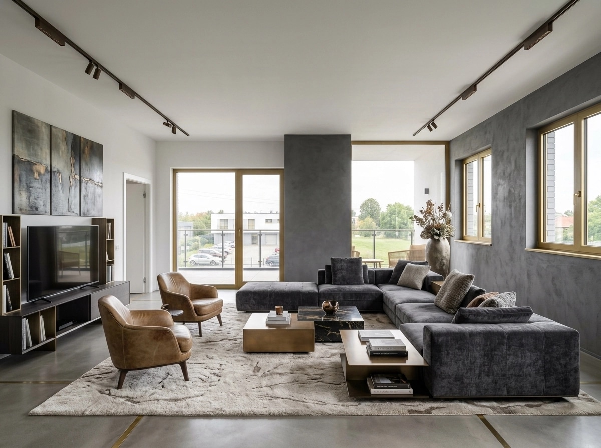 Interior design in Contemporary style — Living Room by GenRoom AI