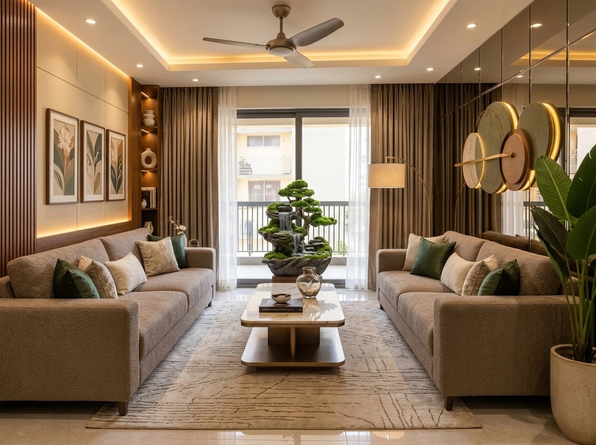 Interior design in Contemporary style — Living Room by GenRoom AI