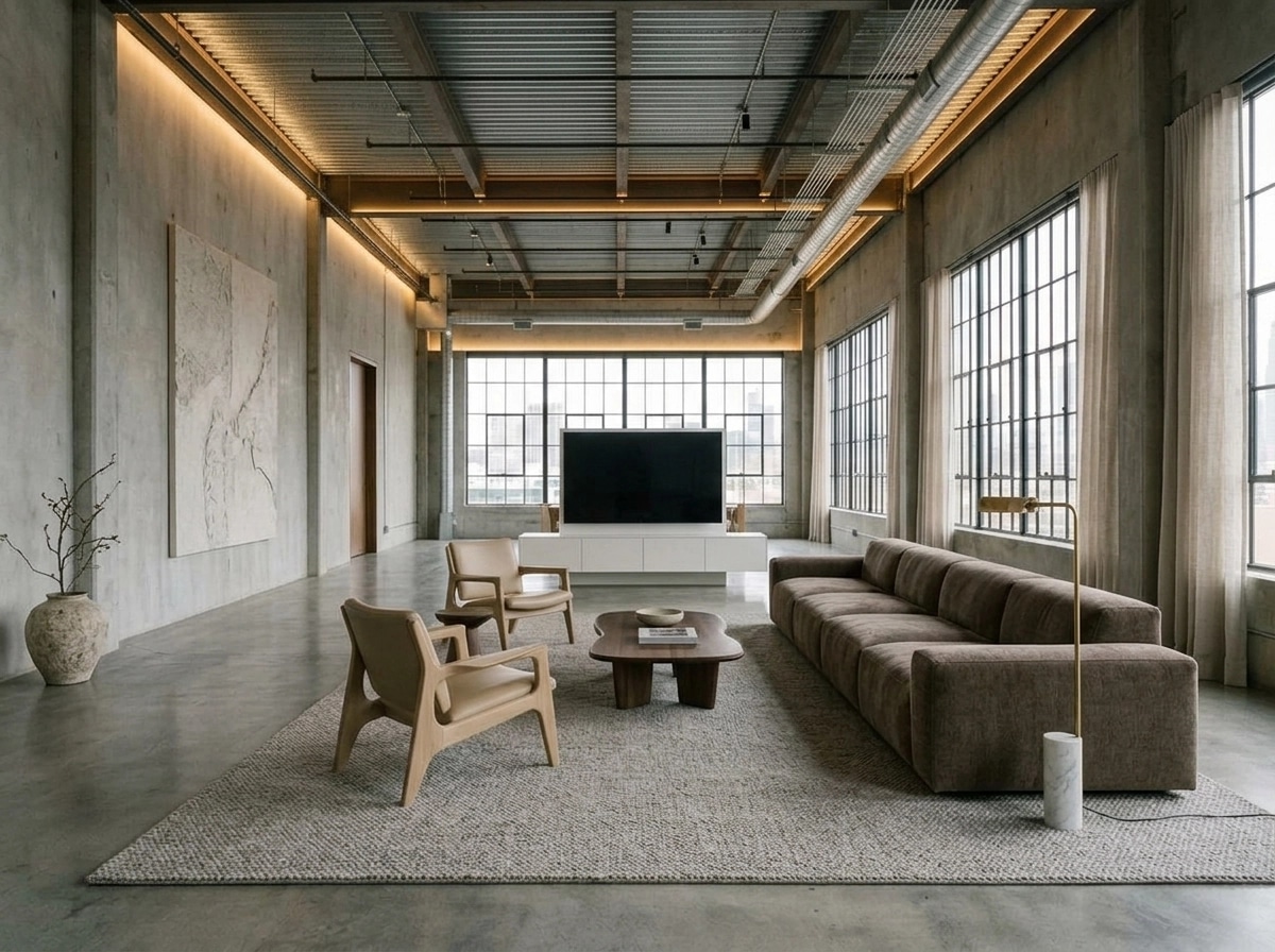 Minimalism Living Room design — interior photo by GenRoom AI
