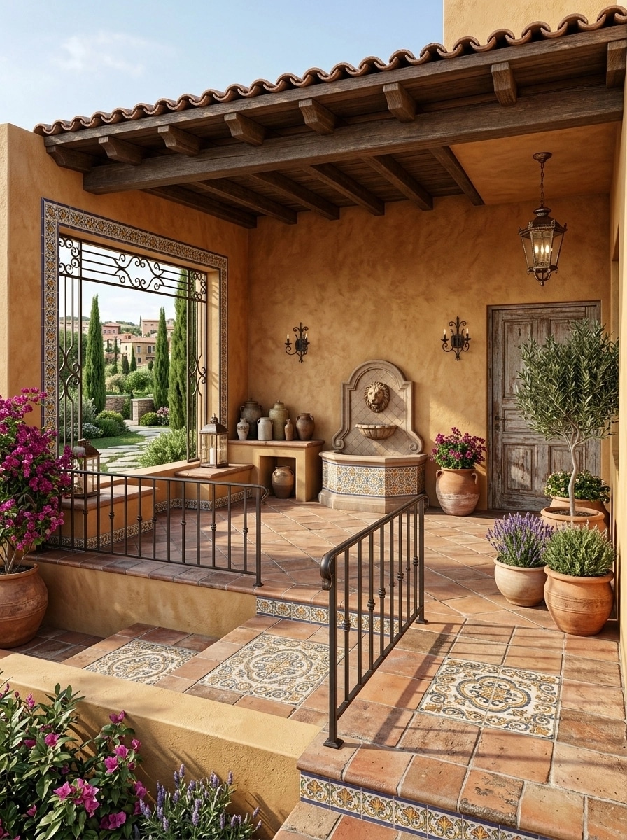 Mediterranean Facade Facade design — facade photo by GenRoom AI