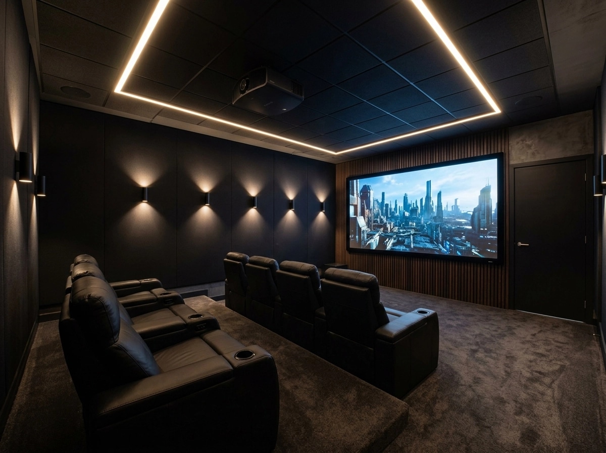 Interior design in Blacktec style — other by GenRoom AI