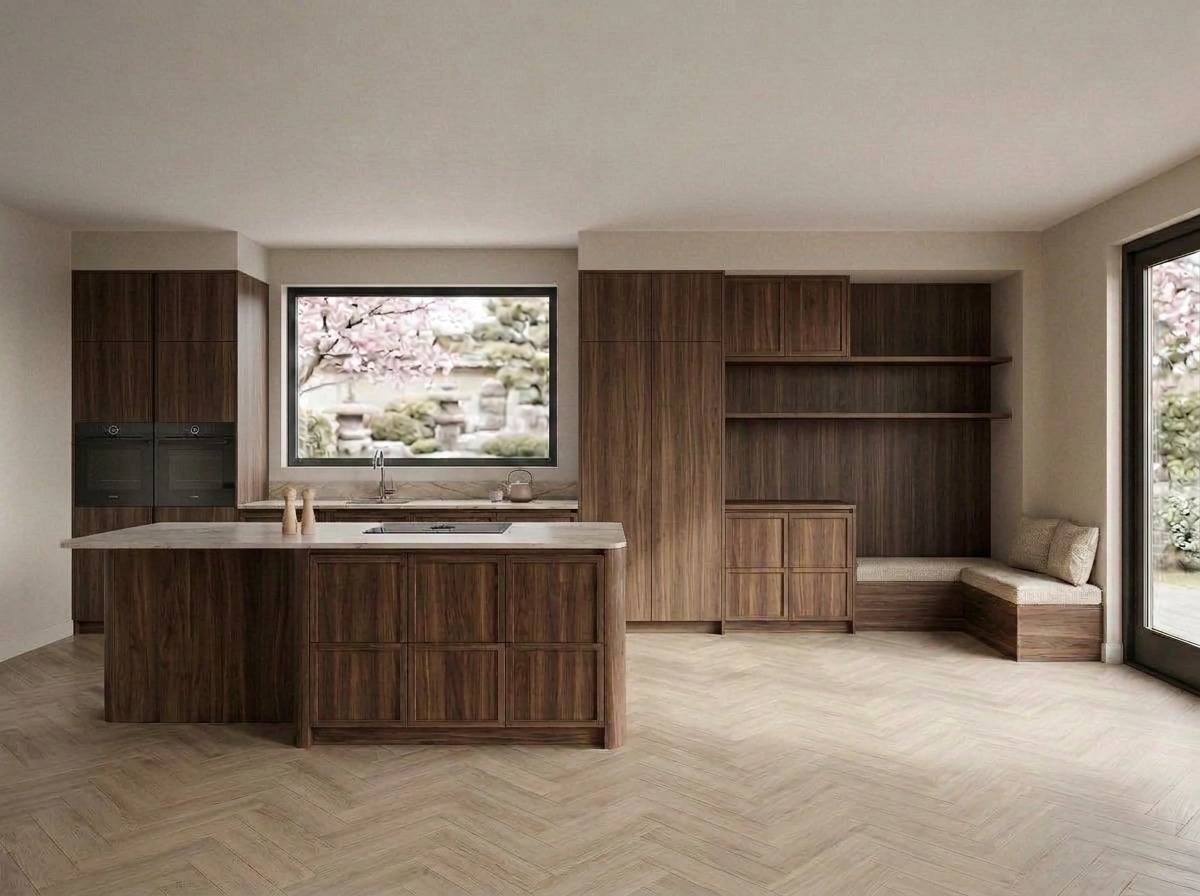 Japandi Cocina design — interior photo by GenRoom AI