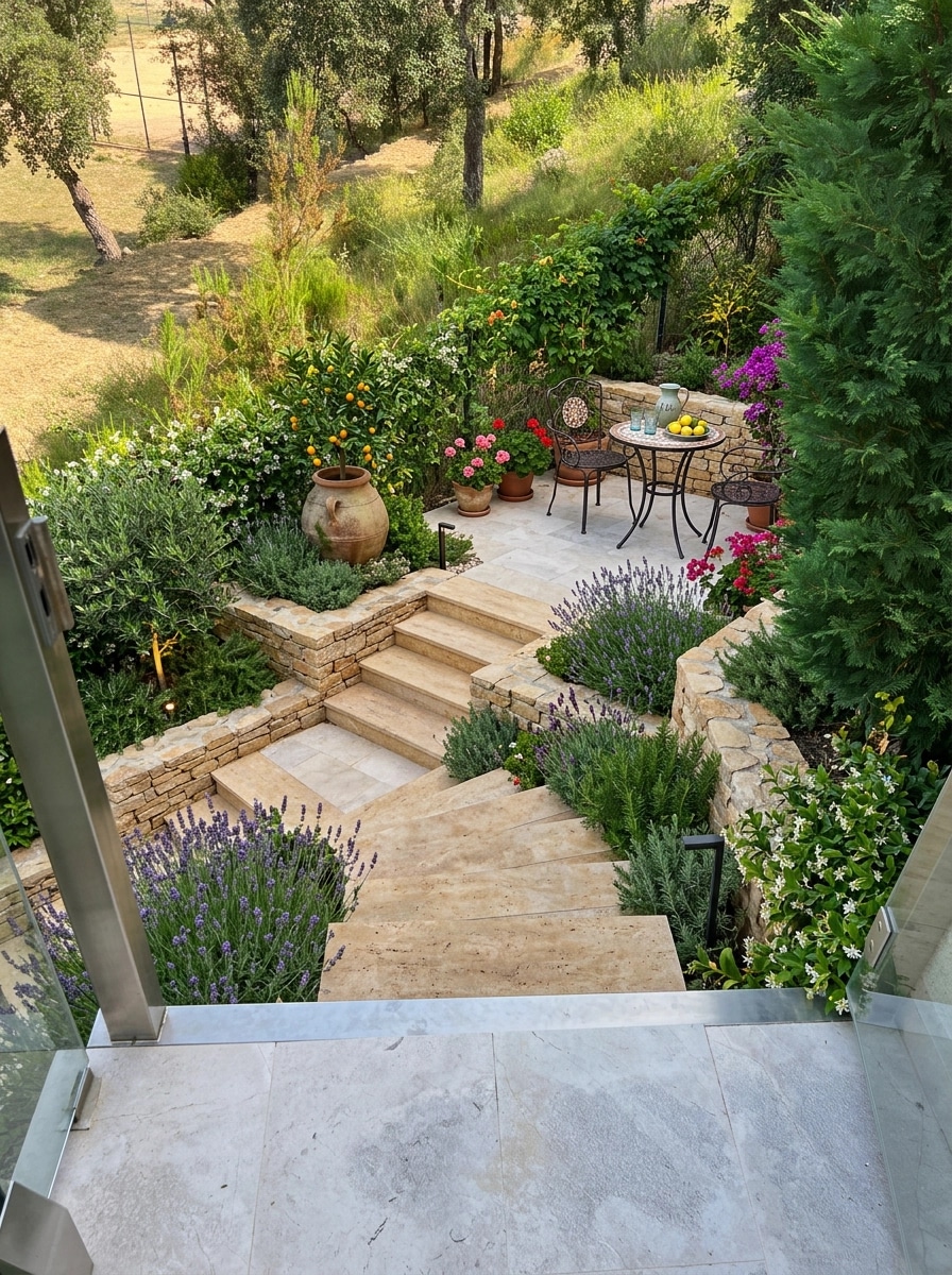 Mediterranean Yard Yard design — yard photo by GenRoom AI