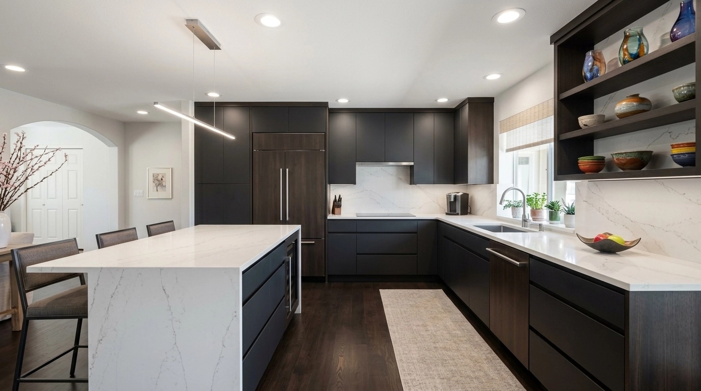 Interior design in Contemporary style — Kitchen by GenRoom AI