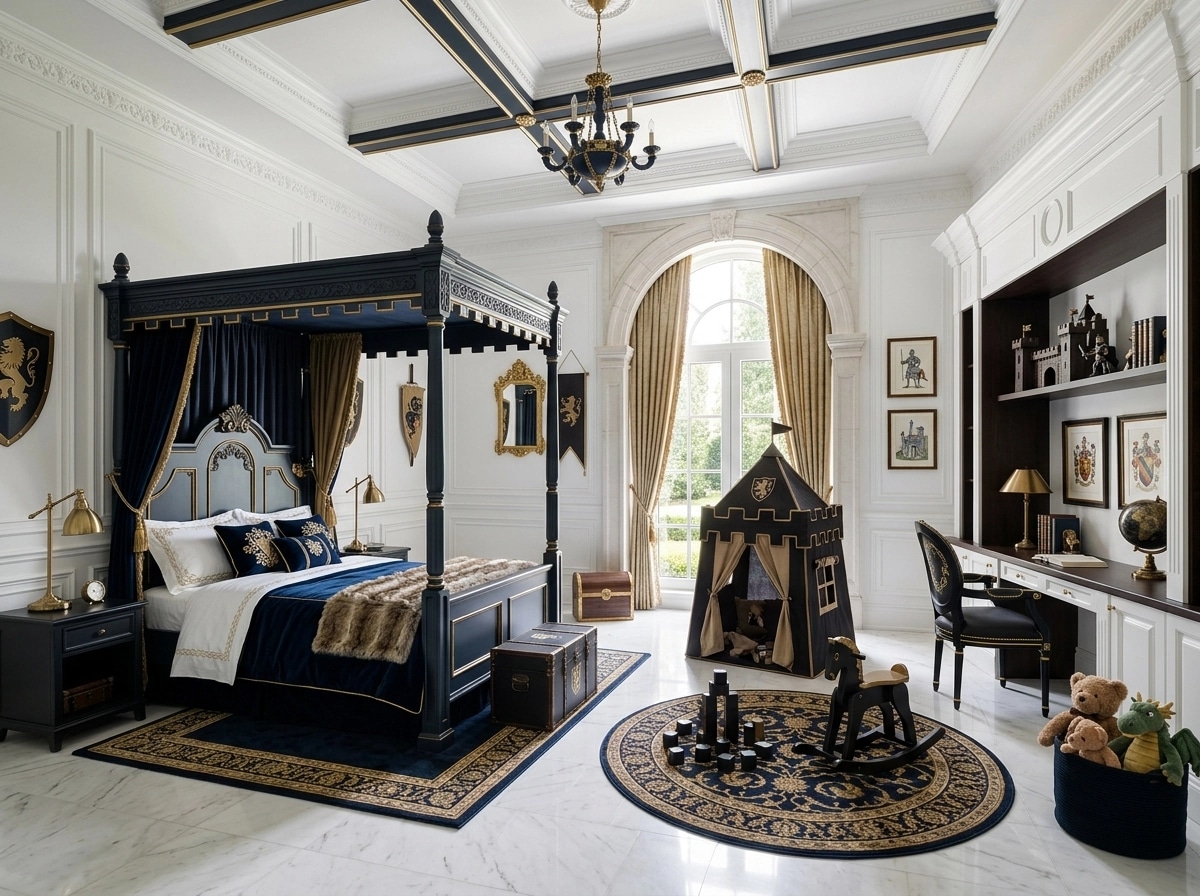 Interior design in Classic style — Kids Room by GenRoom AI