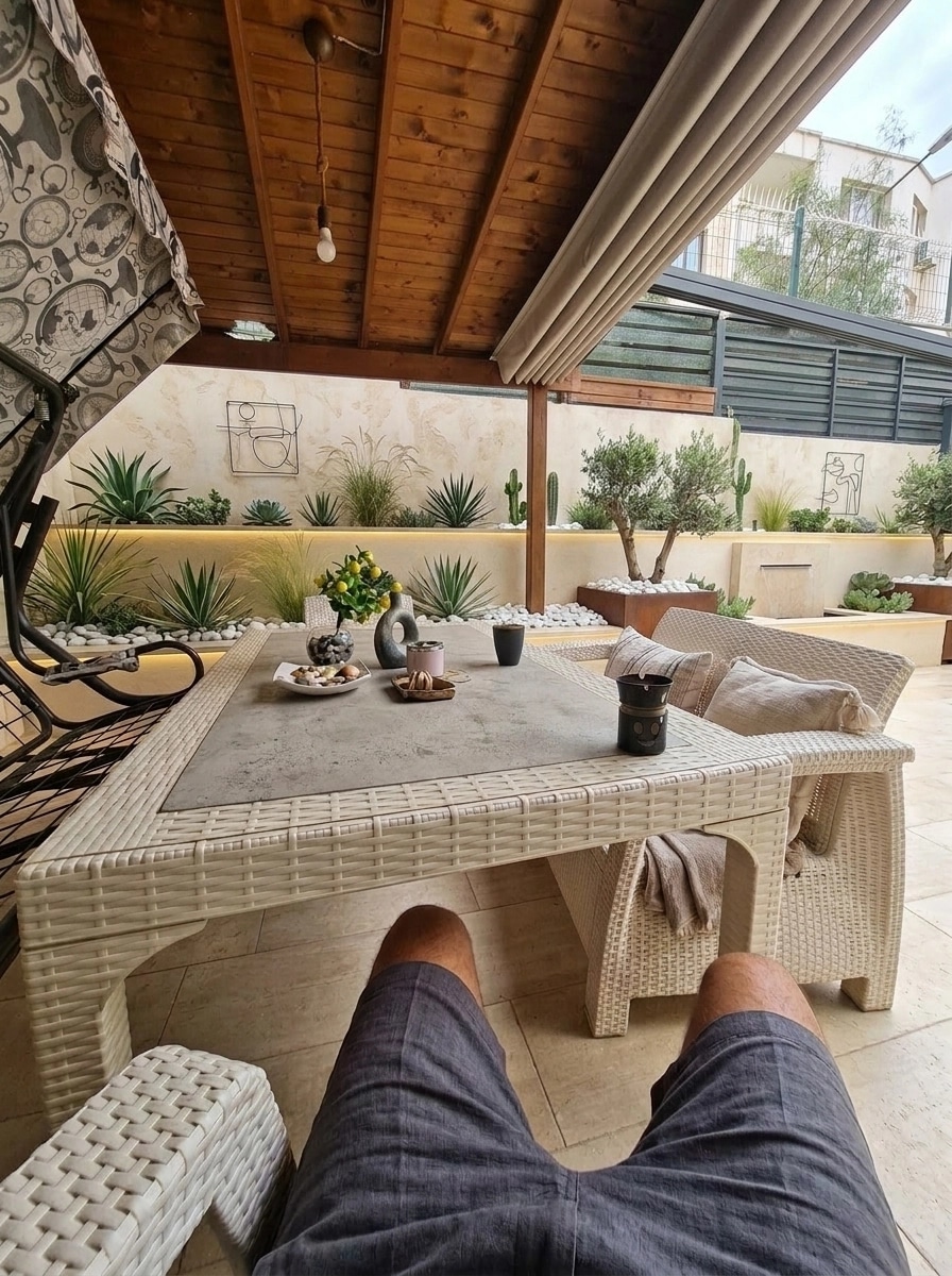 Landscape design in Contemporary Yard style — Yard by GenRoom AI
