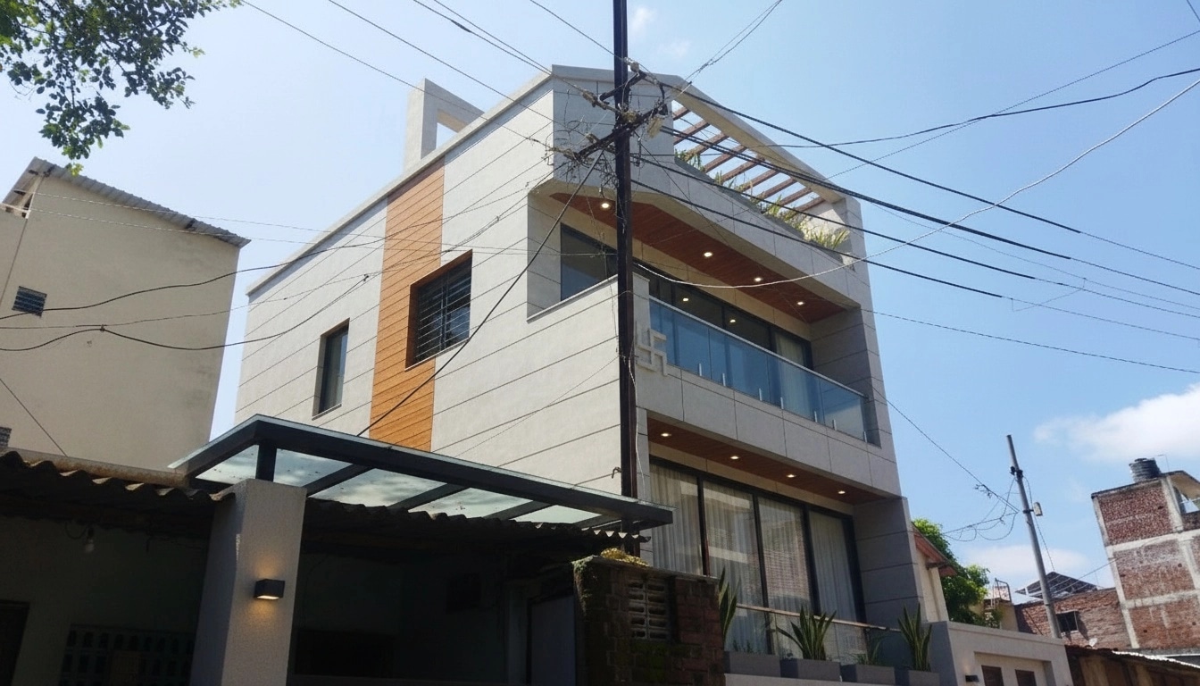 Contemporary Facade Facade design — facade photo by GenRoom AI
