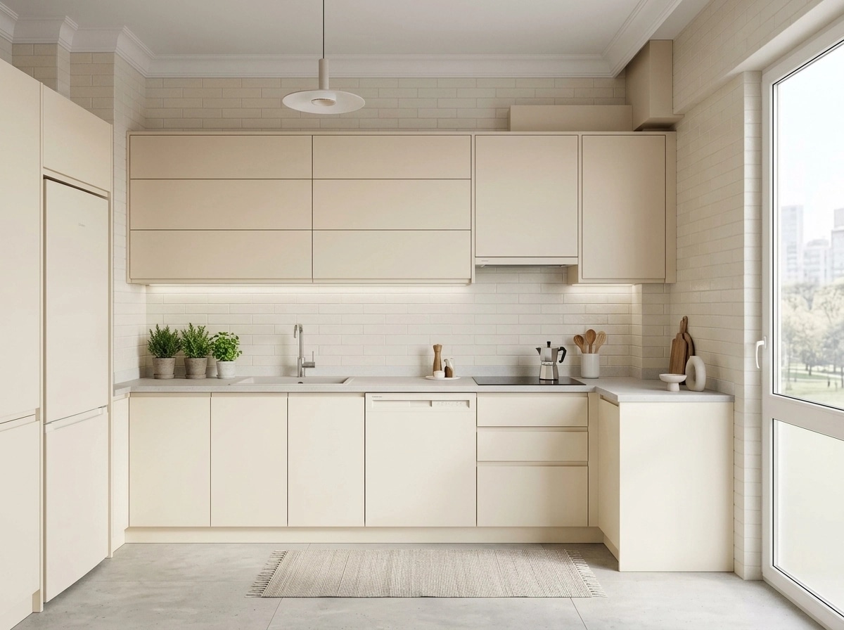 Kitchen interior in Scandinavian style — photo by GenRoom AI
