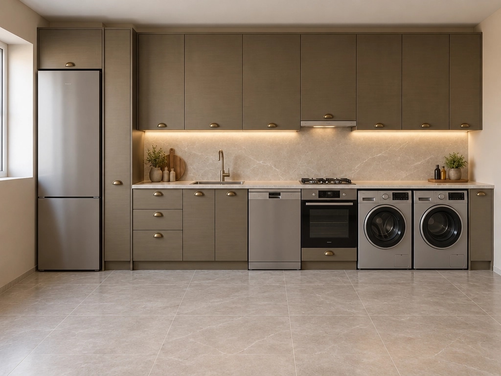 Kitchen interior in no_style style — photo by GenRoom AI