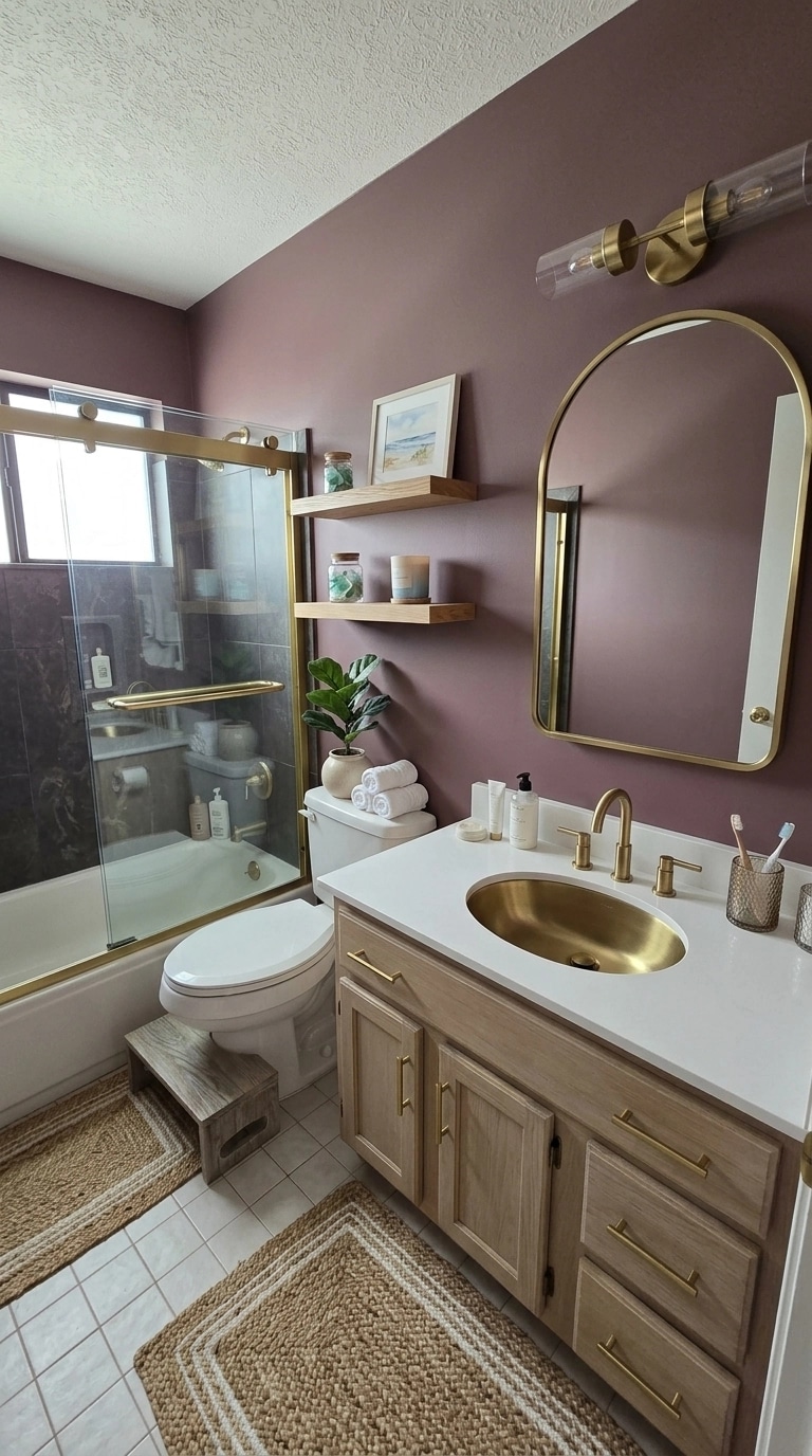 Bathroom interior in Coastal / Hamptons style — photo by GenRoom AI