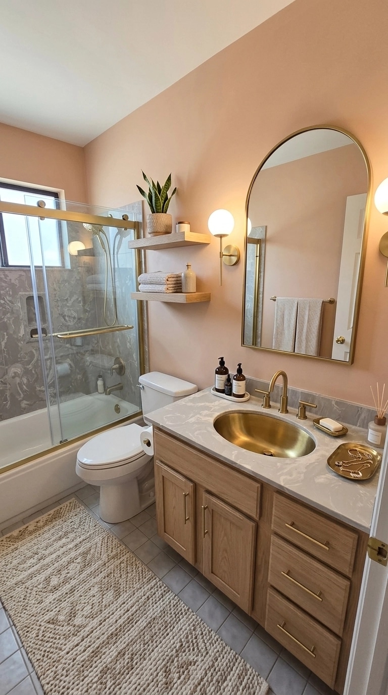 Interior design in Modern Farmhouse style — Bathroom by GenRoom AI