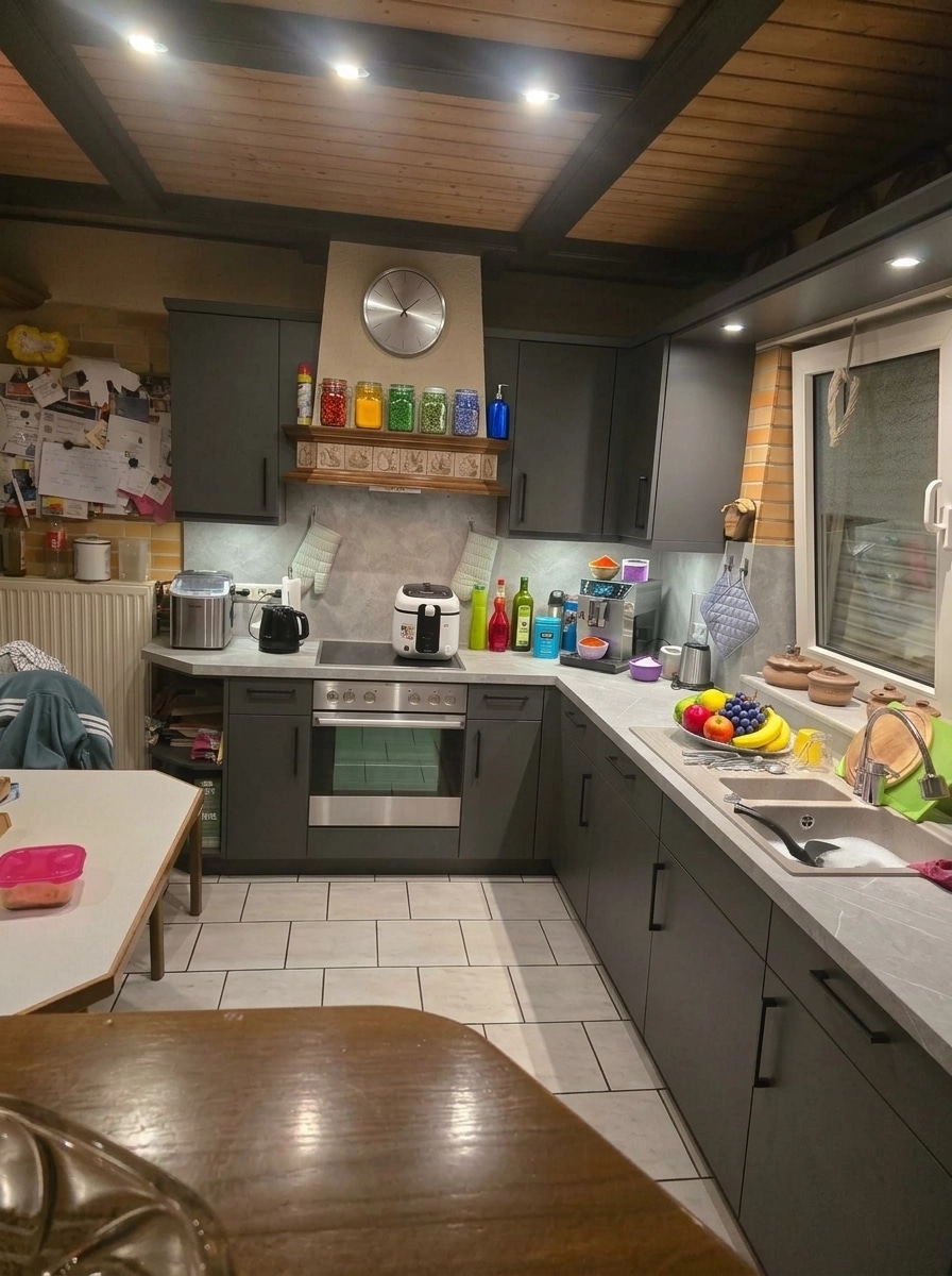 Kitchen interior in no_style style — photo by GenRoom AI