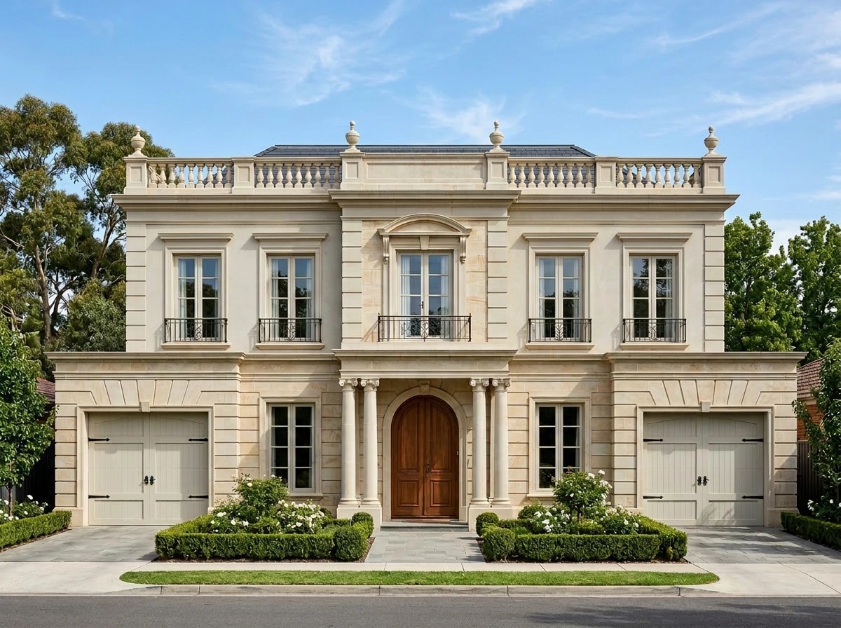 Facade design in Neoclassic Facade style — Facade by GenRoom AI