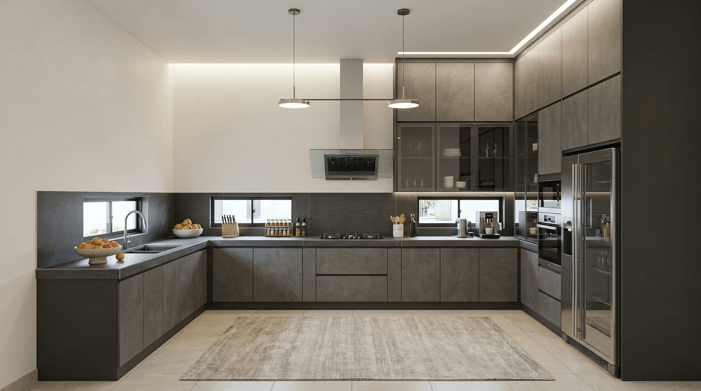 Kitchen interior in no_style style — photo by GenRoom AI