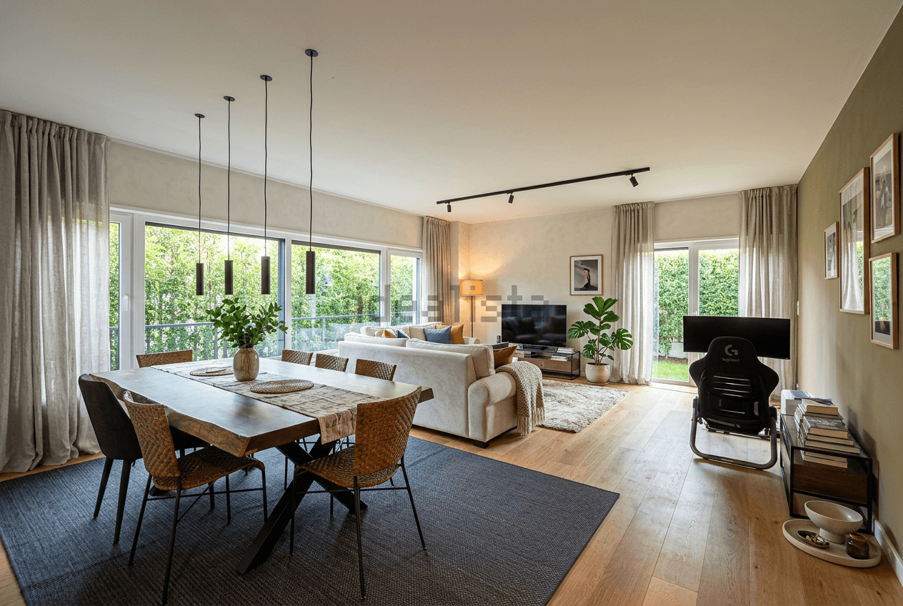 Contemporary Living Room design — interior photo by GenRoom AI