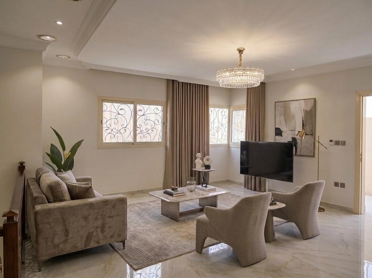 Interior design in Contemporary style — Living Room by GenRoom AI