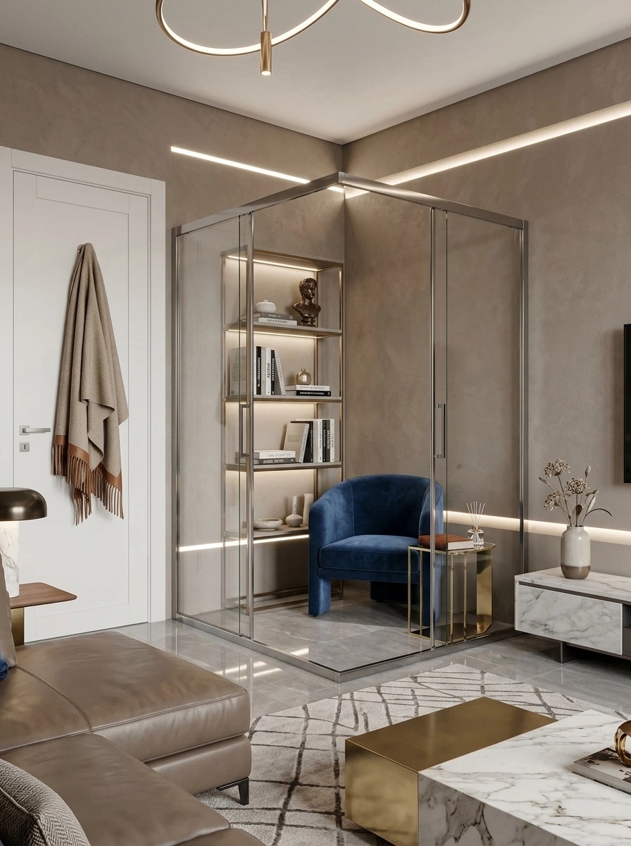 Interior design in Contemporary style — Living Room by GenRoom AI