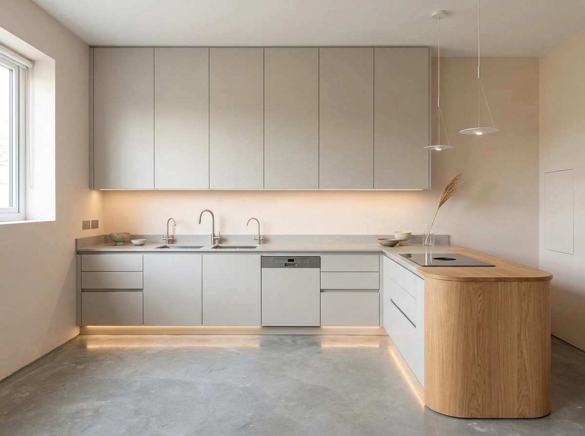 Minimalism Κουζίνα design — interior photo by GenRoom AI