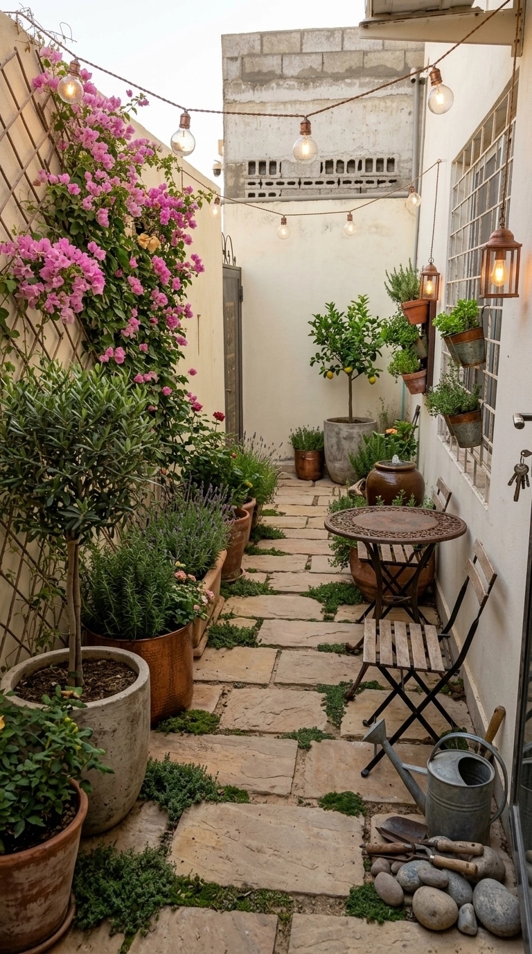 Country Rustic Garden Jardim design — yard photo by GenRoom AI