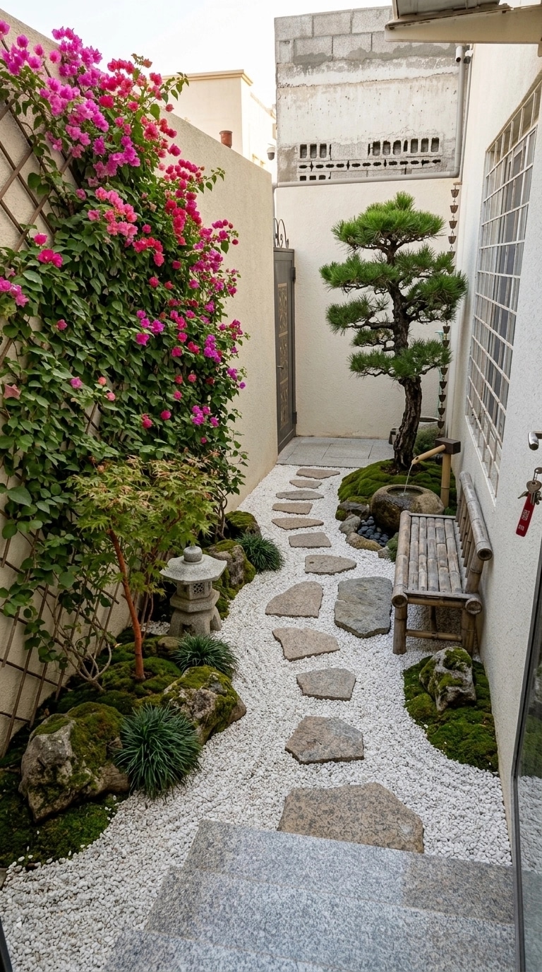 Design paysager en style Japanese Garden — Jardin par GenRoom AI