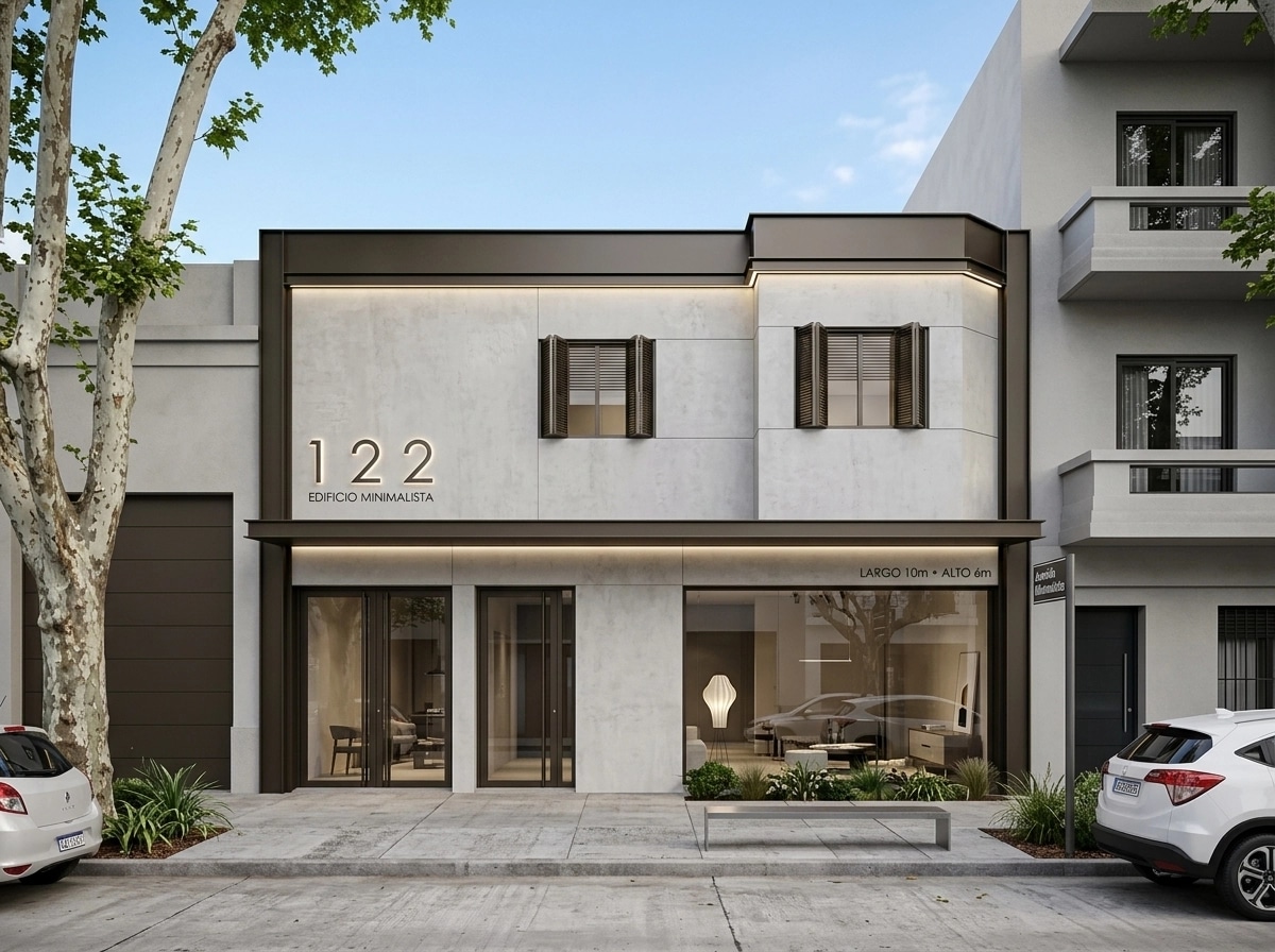 Facade design in Minimalist Facade style — Facade by GenRoom AI