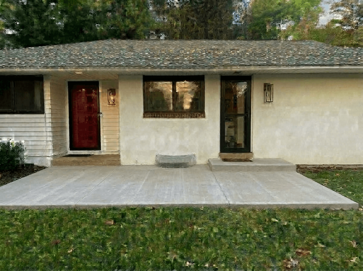 Yard design in no_style style — photo by GenRoom AI