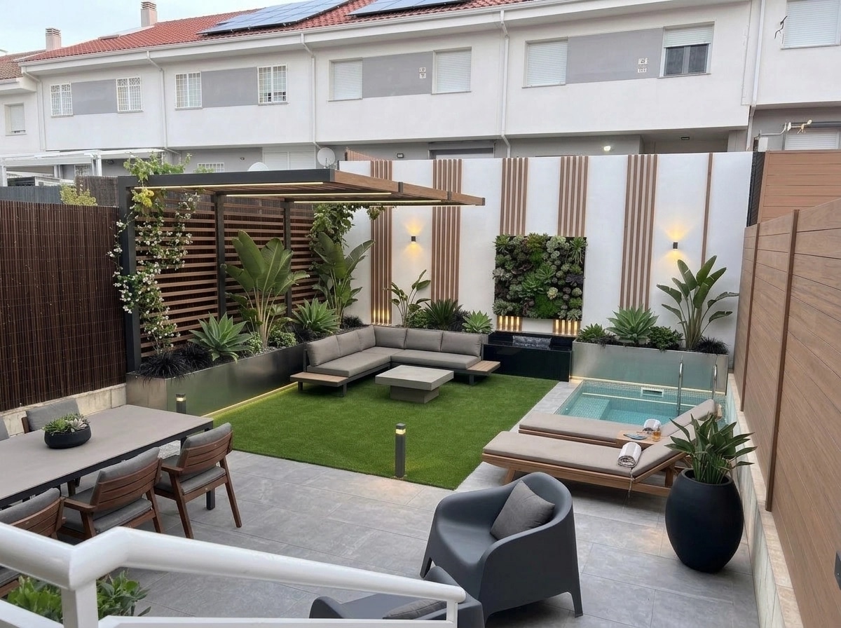 Contemporary Yard Yard design — yard photo by GenRoom AI