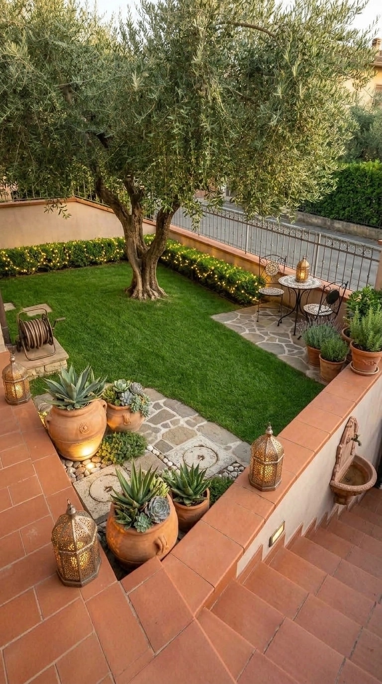 Mediterranean Yard Yard design — yard photo by GenRoom AI