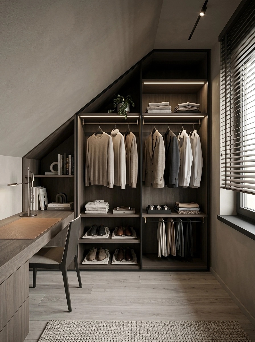 Interior design in Contemporary style — attic by GenRoom AI