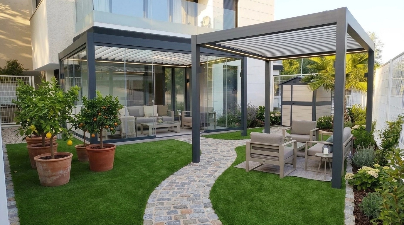 Yard design in no_style style — photo by GenRoom AI