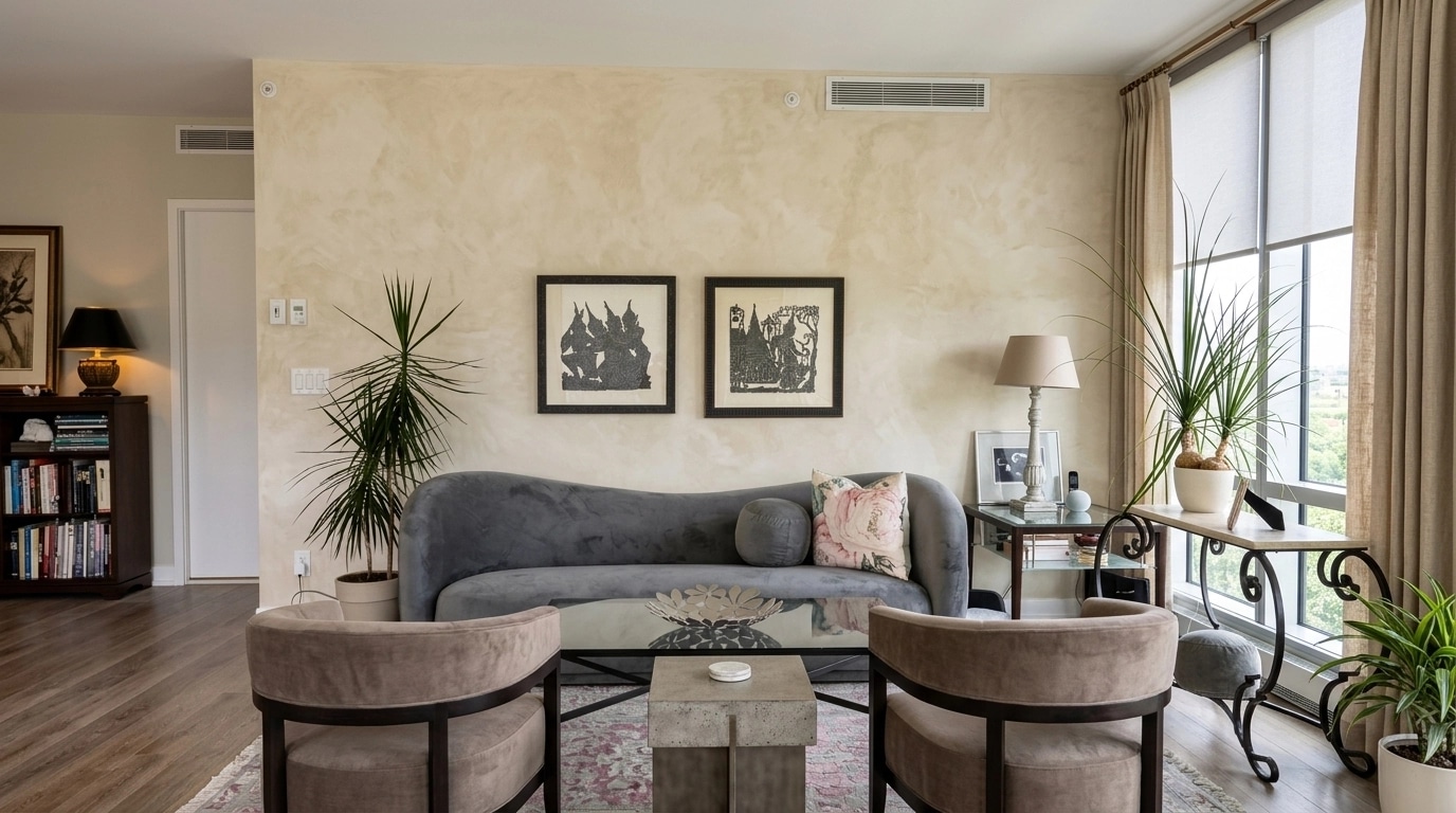 Interior design in Contemporary style — Living Room by GenRoom AI