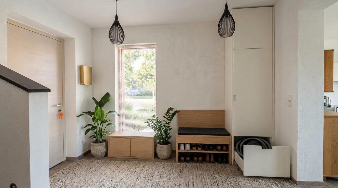 Interior design in Minimalism style — lobby by GenRoom AI
