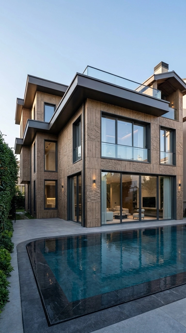 Facade design in Contemporary Facade style — Facade by GenRoom AI
