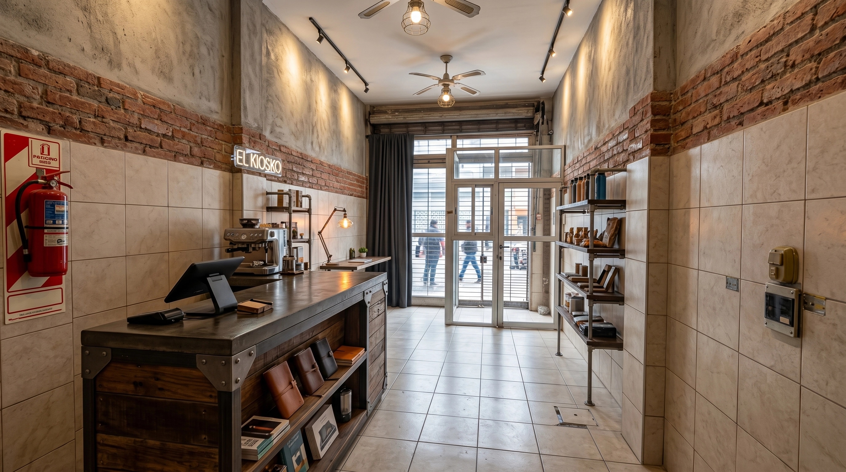Loft / Industrial Ofis design — interior photo by GenRoom AI