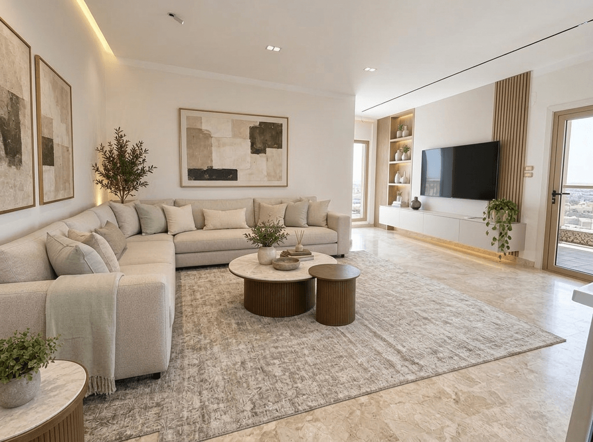 Interior design in Contemporary style — Living Room by GenRoom AI