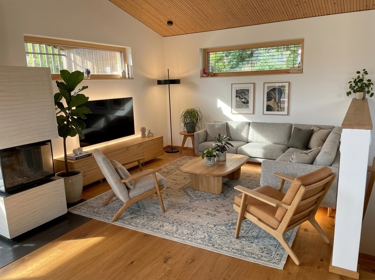 Scandinavian Living Room design — interior photo by GenRoom AI